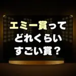 【将軍も受賞】エミー賞のすごさとは？日本人の過去受賞者一覧も