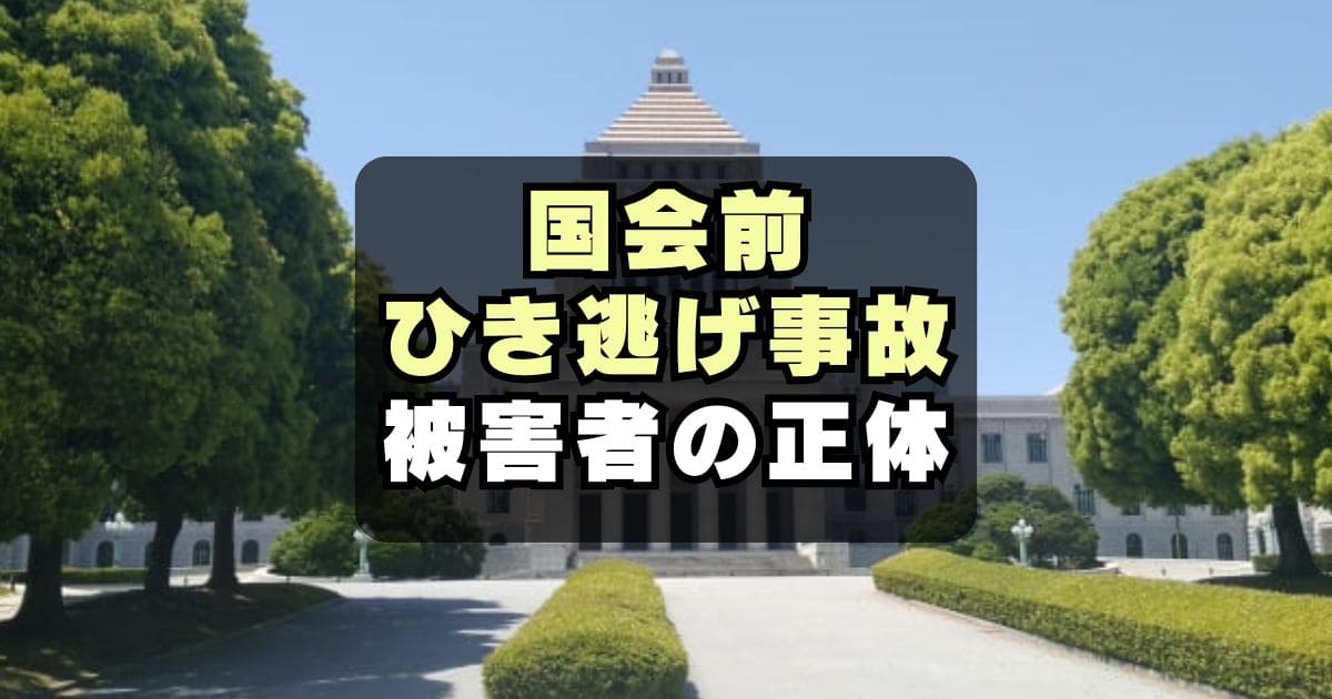 国会前ひき逃げ被害者 大野泰弘さんとは？財務省の秘密を握ってた？